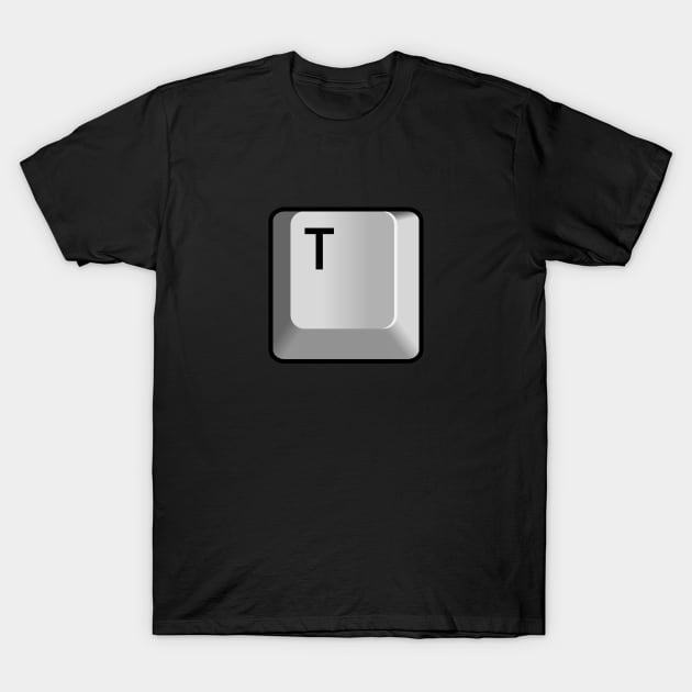 T Key T-Shirt by StickSicky